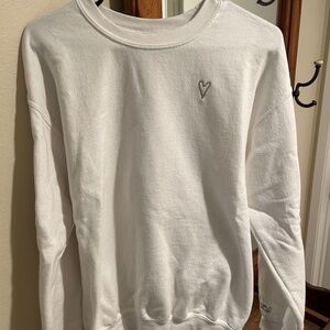 womens you are enough crewneck sweatshirt medium